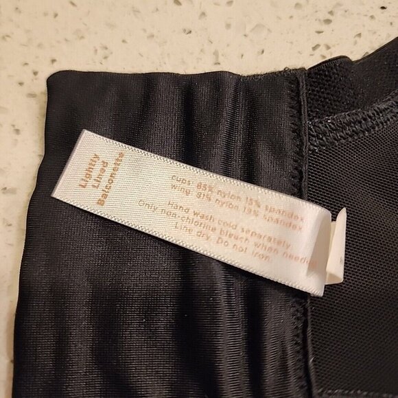 Cacique Bra 44F Lightly Lined Balconette Black Underwire - Picture 4 of 4